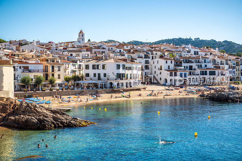 Costa Brava海滨小镇Calella de Palafrugell位于加泰罗尼亚赫罗纳省。西班牙